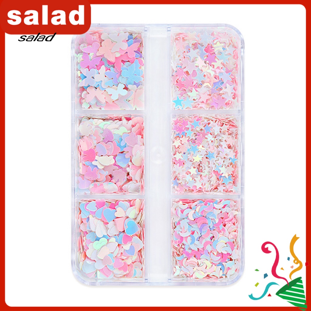 Sơn Móng Tay DIY Thiết Kế Dễ Thương Trang Trí Valentine ' Ngày Khác Hình Dạng: Ngôi Sao Mặt Trăng Thỏ Bướm Trái Tim Làm Bạn Nhìn Thanh Lịch Và Mới Lạ