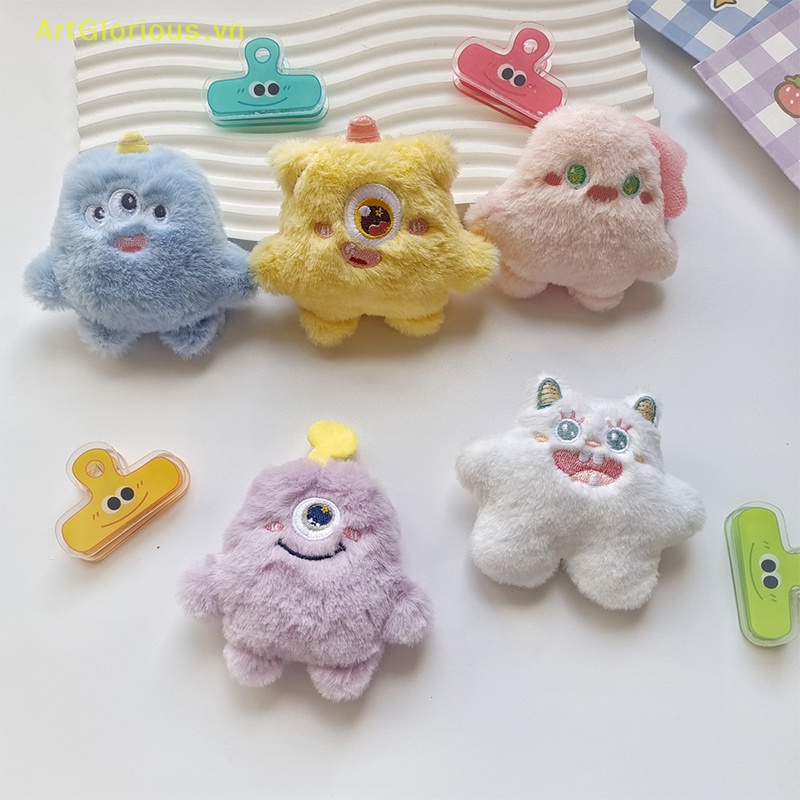 1 Huy Hiệu Cài Áo Hình Quái Vật Nhỏ Nhồi Bông Đáng Yêu