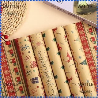 WATTLE Wrapping Paper Festival Supplies Box Packing Gift Wrapping Kraft Paper