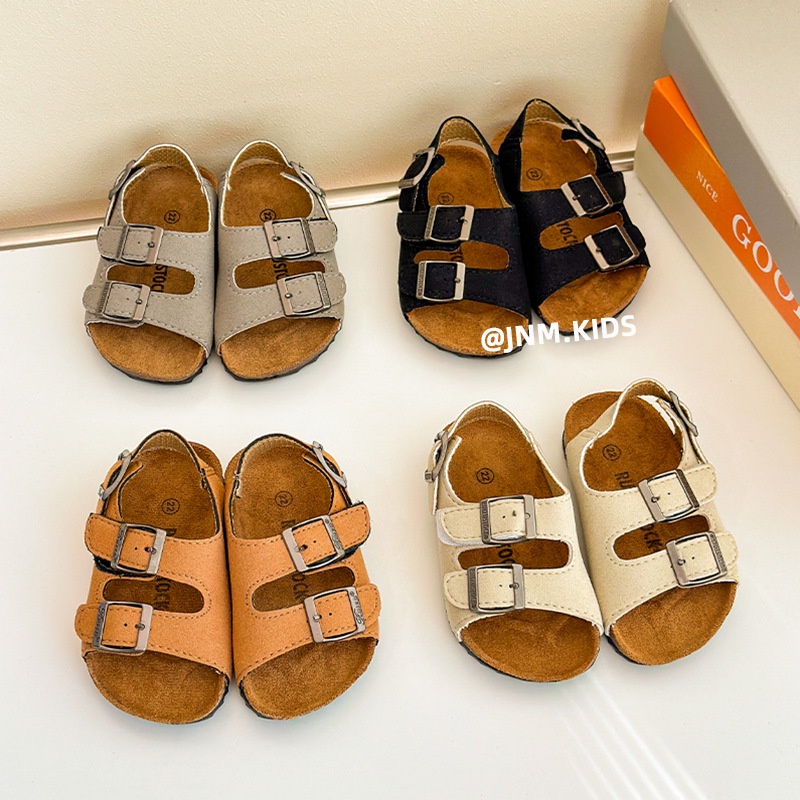 Giày Sandal Birkenstock Hở Ngón Thời Trang Mùa Hè Hàn Quốc Dành Cho Bé Trai Và Bé Gái 3 Tuổi