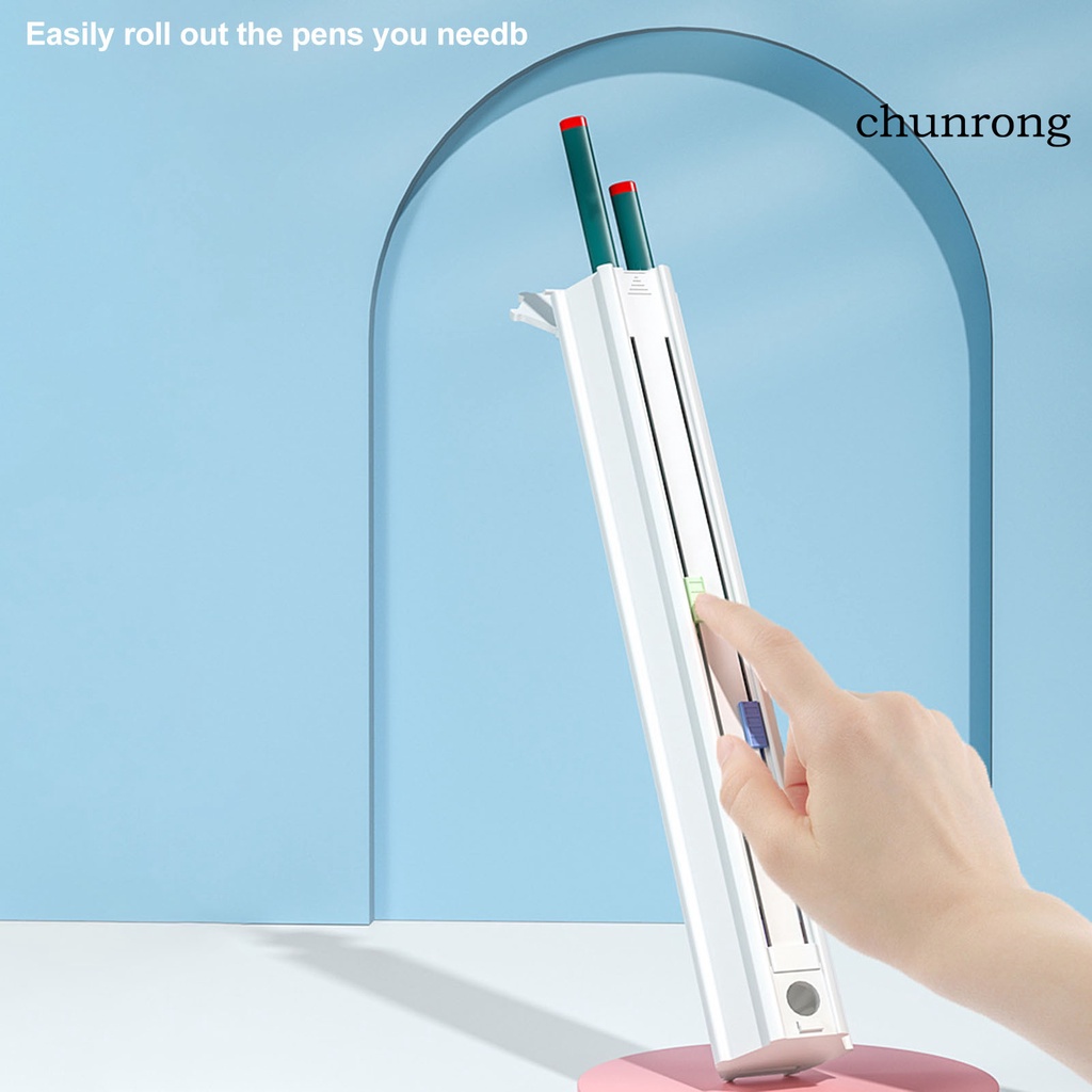 1 Bộ Hộp Đựng Bút 6 Bút Chì 1 Thước Tẩy 1 Thước Hình Lục Giác Đa Năng Cho Trẻ Em