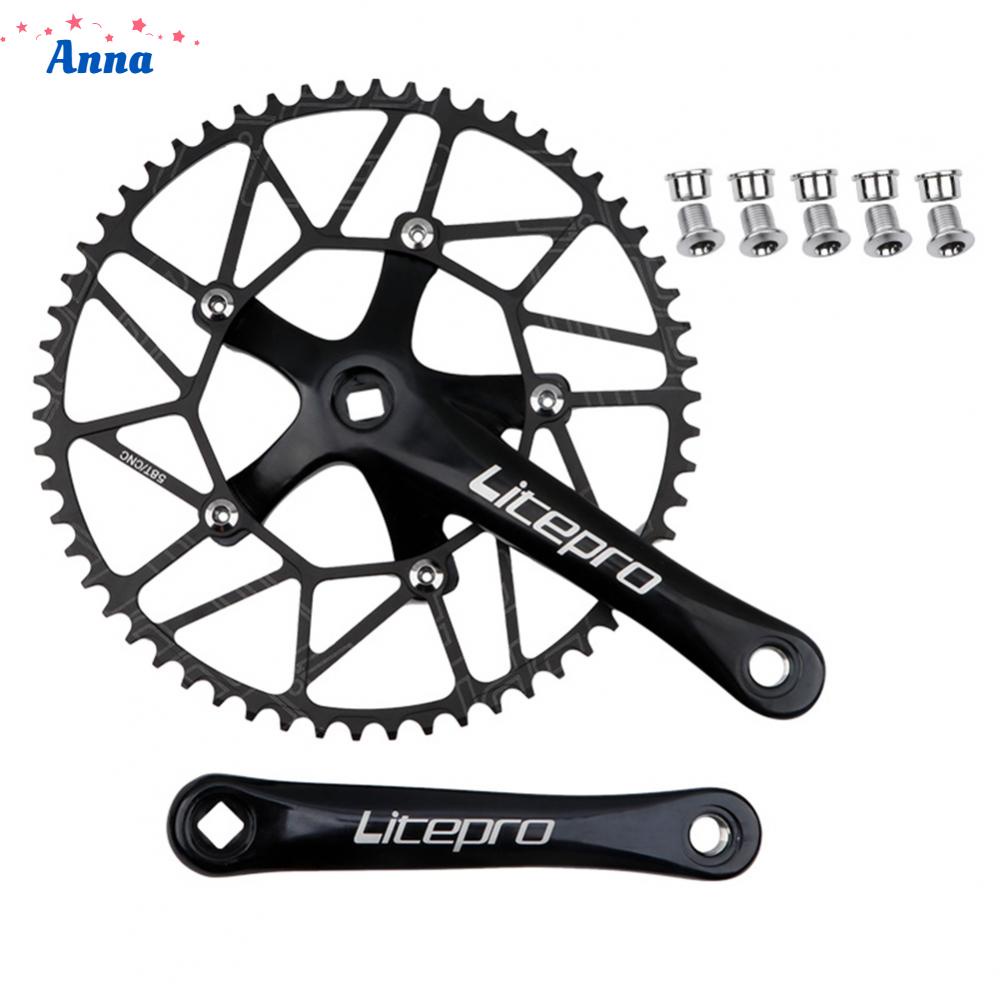 Bộ Trục Khuỷu Siêu Nhẹ 130BCD 50-58t 170mm Bằng Hợp Kim Nhôm Cho Xe Đạp