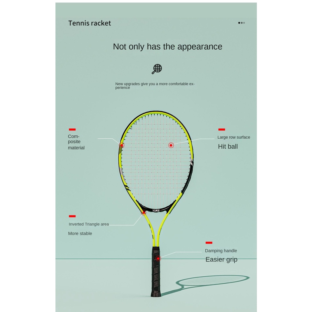 Bộ Vợt Tennis Kèm Dây Chuyên Dụng Cho Người Mới Bắt Đầu