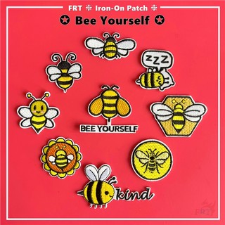 ☸ sticker ủi thêu chữ yourself ☸ 1 sticker ủi thêu hình côn trùng hoạt hình