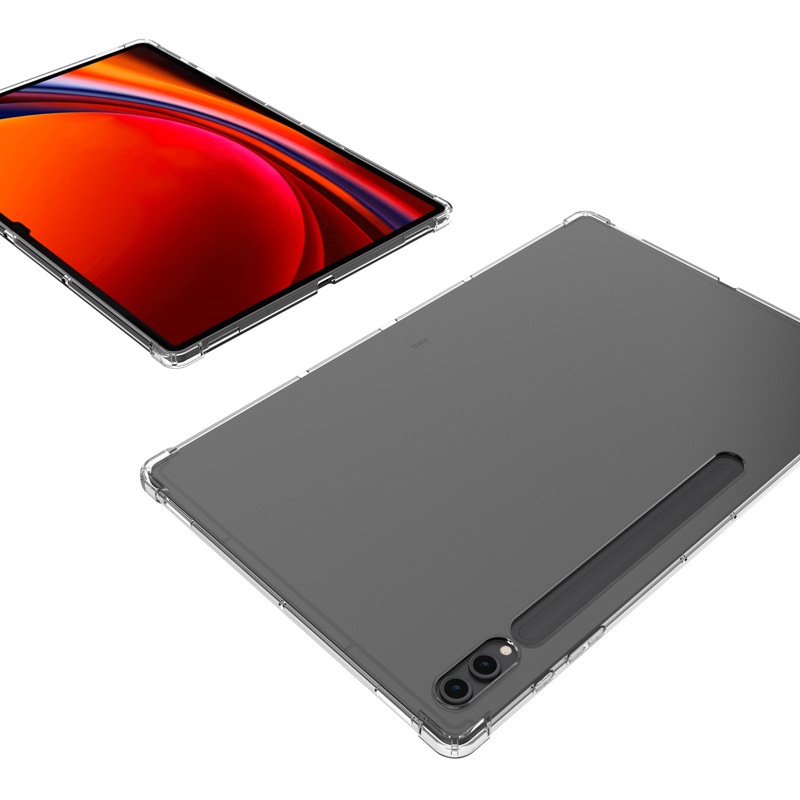 Ốp Máy Tính Bảng TPU Silicon Trong Suốt Có Túi Khí Chống Rơi Cho Samsung Galaxy Tab S9 Ultra 14.6 Samsung S7 S8 S9 Plus S9 Ultra