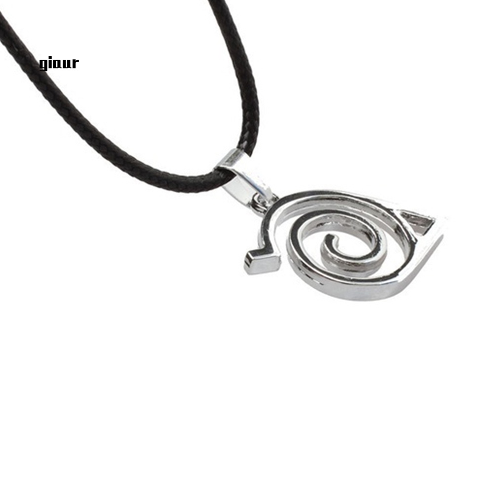 Vòng cổ Kim Loại Mặt Logo Anime Naruto Độc Đáo