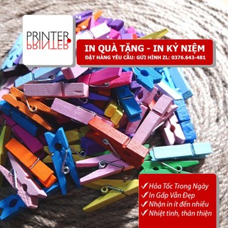 Túi 50-100 KẸP Size TRUNG (MÀU GỖ HOẶC NHIỀU MÀU)