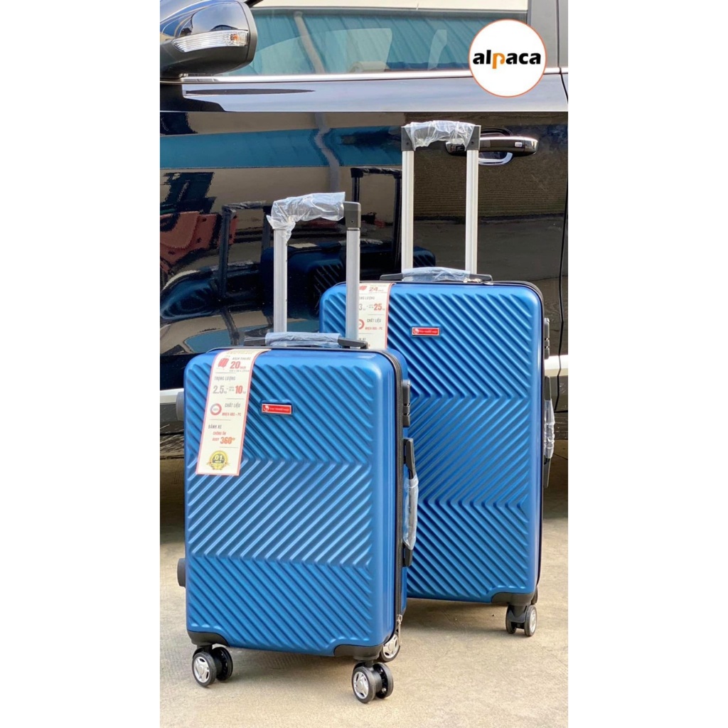 Vali du lịch  nhựa dẻo 833r bảo hành 5 năm