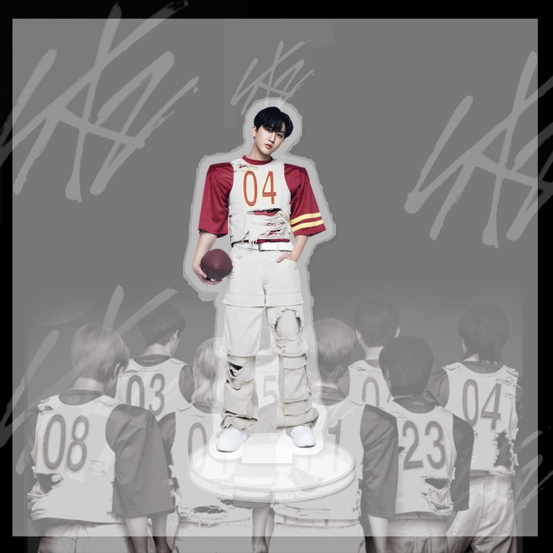 Phụ Kiện Trang Trí Hai Mặt Bằng Acrylic Kpop Stray Kids Mới