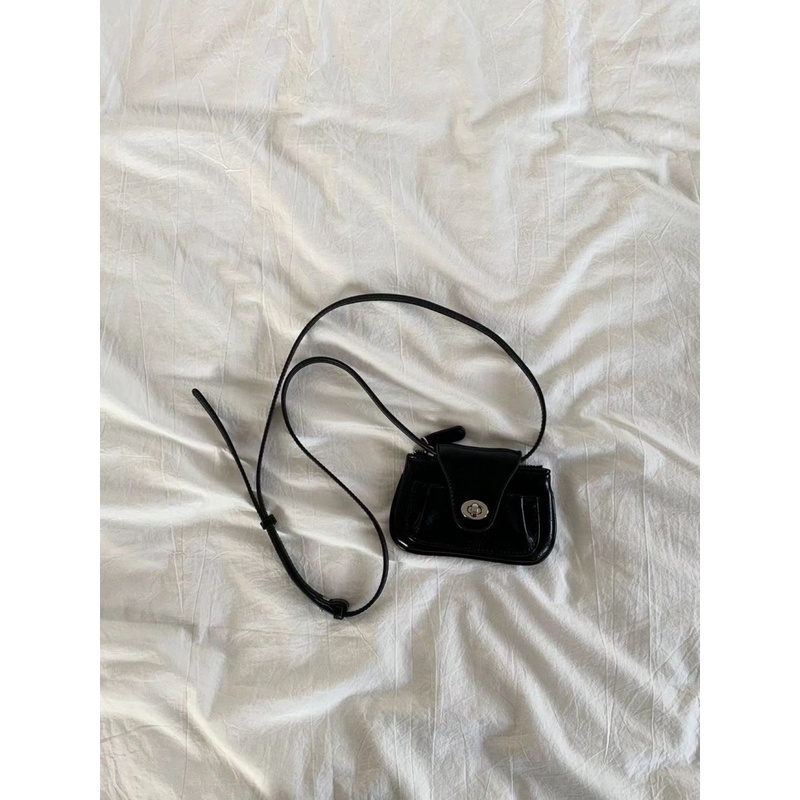 Túi Đeo Chéo Mini Bằng Da Bóng Phong Cách Hàn Quốc Thời Trang 2023 Cho Nữ