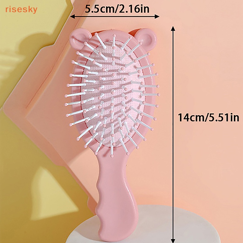 Lược Chải Tóc Mini Có Đệm Khí Mát Xa Dễ Thương Cho Bé Gái Và Trẻ Em