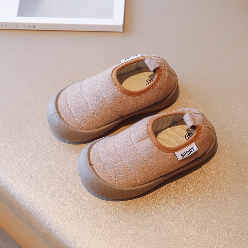 Giày Lười Da Đế Mềm Chống Trượt Thoáng Khí Màu Trơn Thời Trang 2023 Cho Bé Trai Và Gái