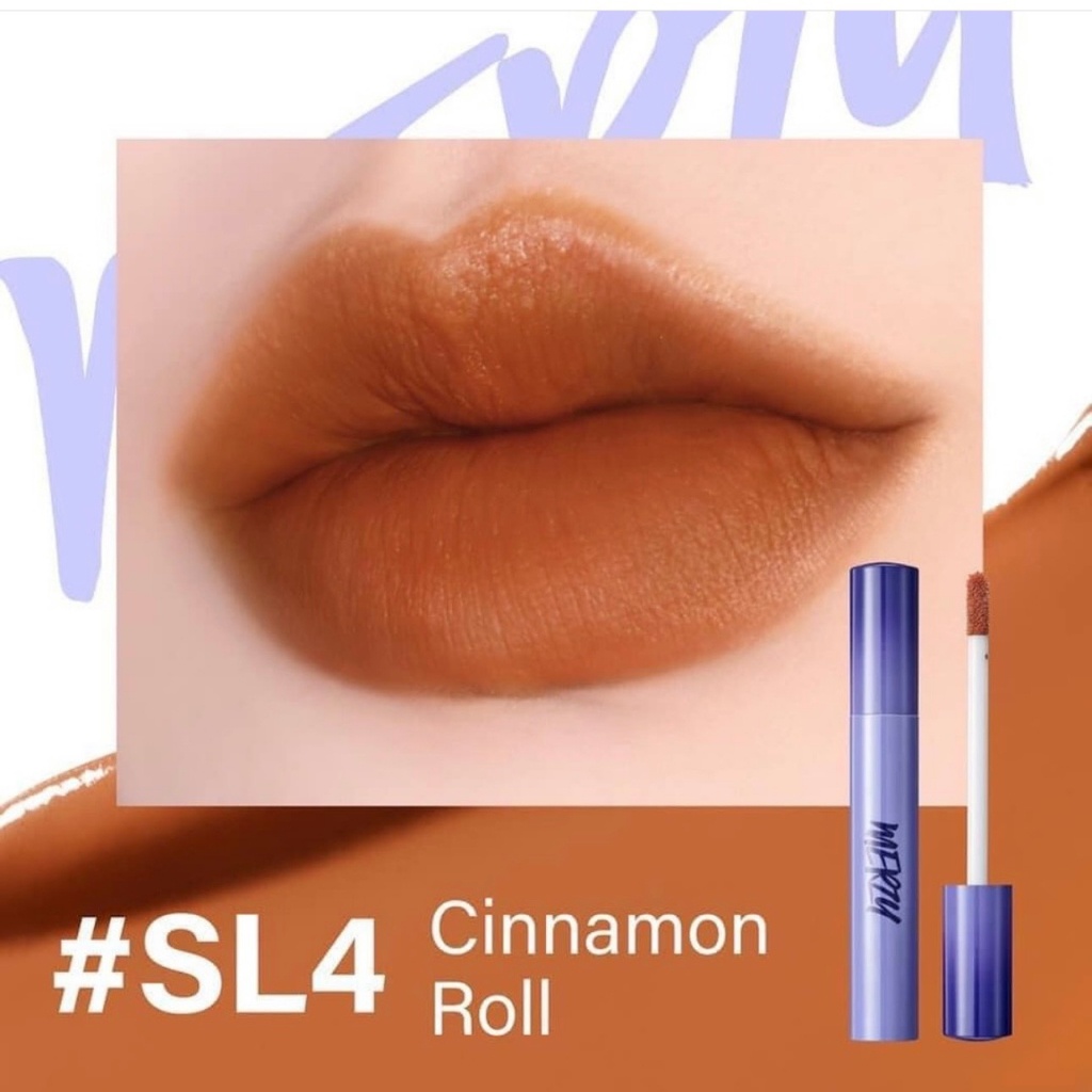 Son Kem Merzy Vỏ Tím Siêu Lì, Mịn Môi Hàn Quốc