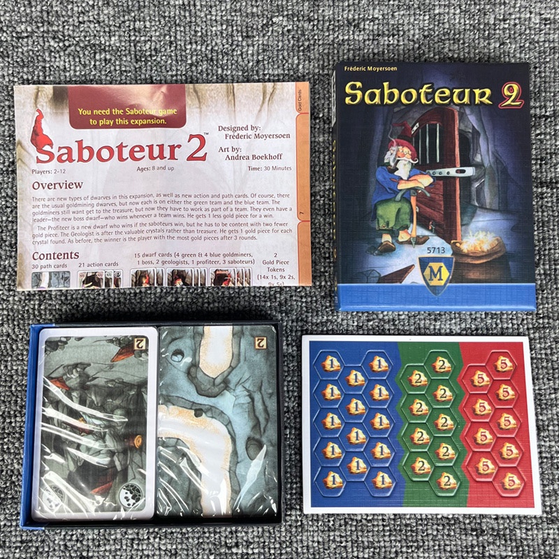 Saboteur 2 Card Game Board Game