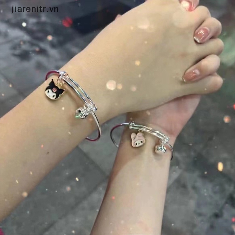 Vòng Tay Trang Sức Bằng Hợp Kim Hình Hello Kitty Sanrio Kuromi Cinnamon Cho Nữ