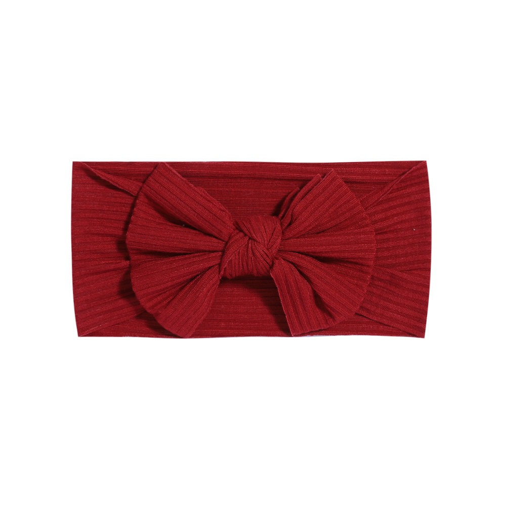 1 Băng Đô Vải Cotton Mềm Đính Nơ Dễ Thương Cho Bé Gái Sơ Sinh