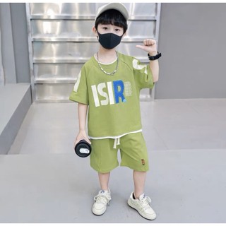 Bộ thun bé trai cotton Iris LD2365