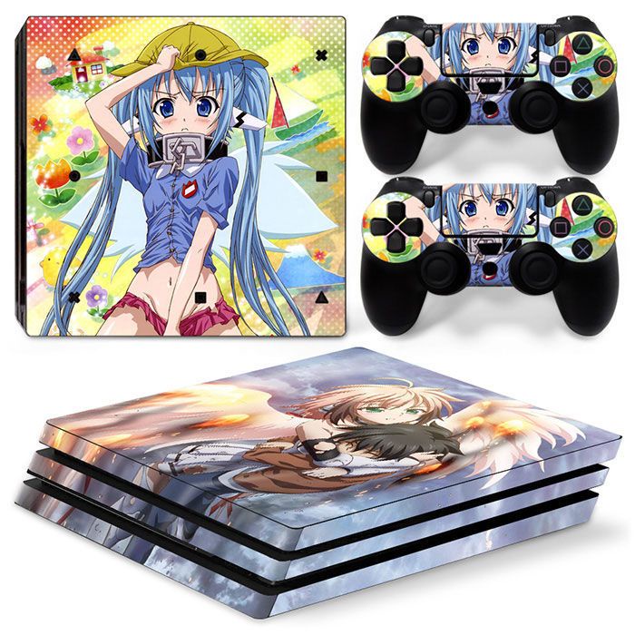 Miếng Dán Tay Cầm Chơi Game PS4 Pro Họa Tiết Hoạt Hình Dragon Ball Nhiều Màu Sắc