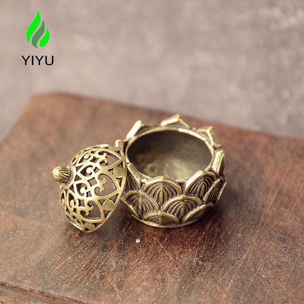 YIYU Lư hương đồ cổ gia dụng thủ công trang trí quái vật đồ trang trí bằng đồng rắn