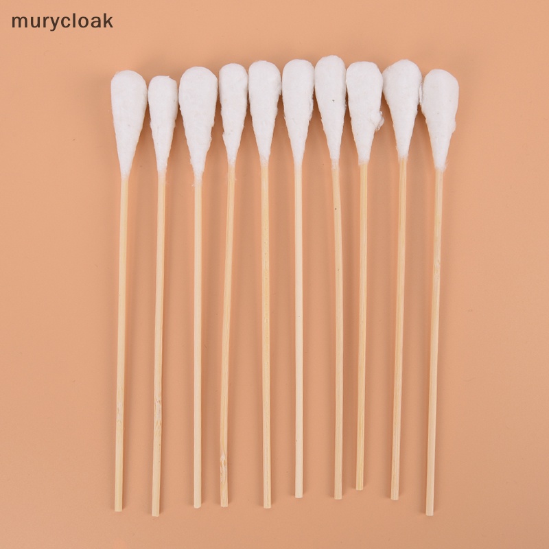 Mur # 20 cái 20 cm tăm bông gỗ y tế gậy sạch chồi gỗ bông đầu vn