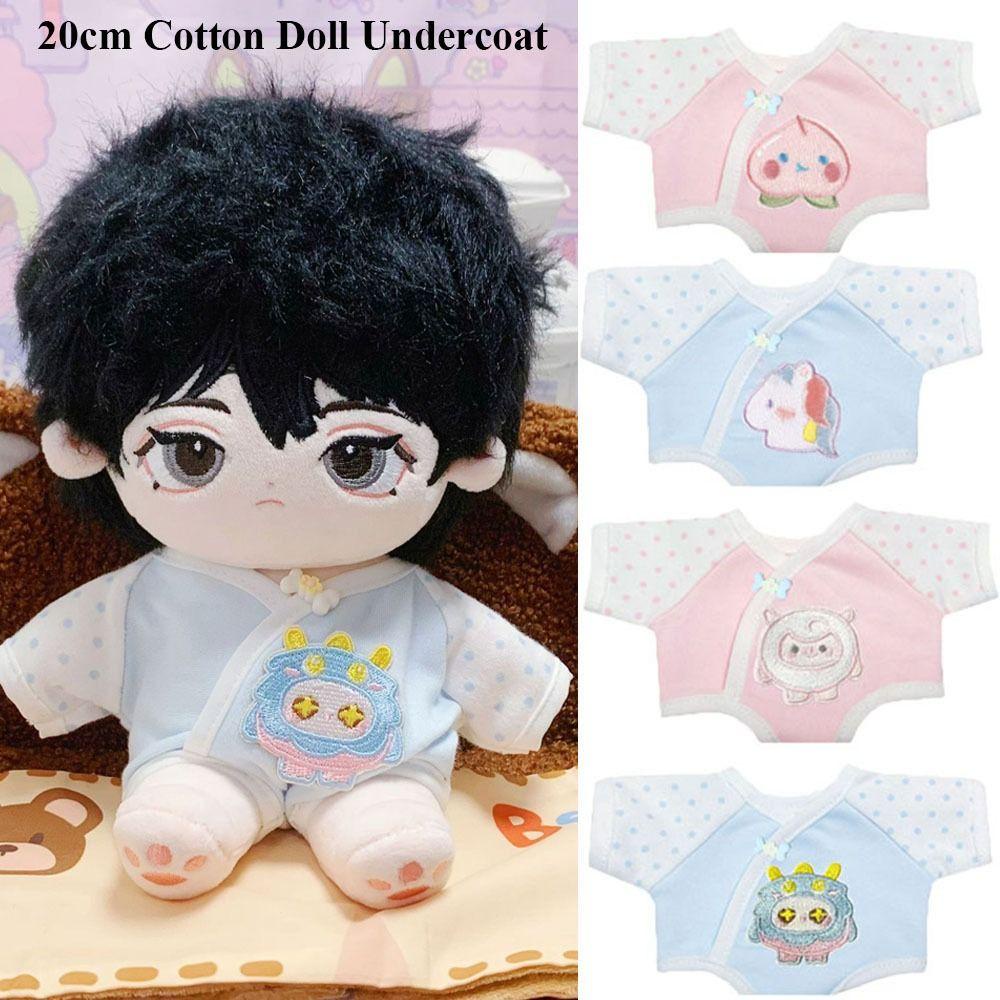 Avocapp doll undercoat, đồ chơi phụ kiện mặc thường ngày đồ ngủ mini, chất lượng cao phim hoạt hình thời trang đàn hồi bộ đồ cho búp bê bông nhồi bông búp bê bông 20cm