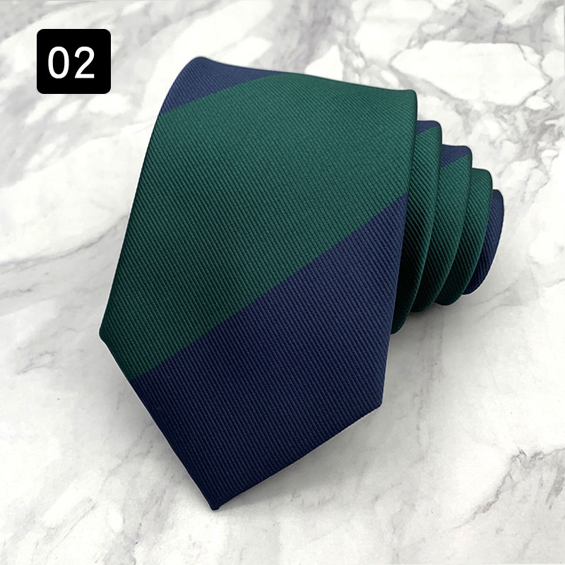 Cà Vạt Bản Rộng 8cm Màu Xanh Lá Thời Trang Lịch Lãm Cho Nam