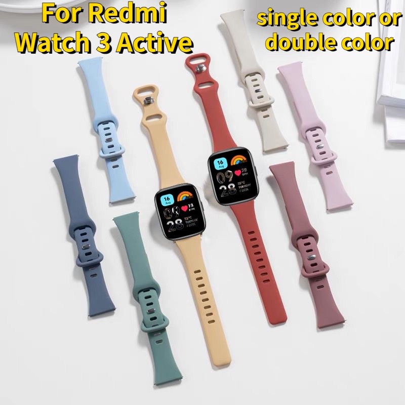 Dây đeo đồng hồ slime slicone cho Xiaomi Redmi watch 3 active strap vòng đeo tay đồng hồ thông minh cho redmi watch