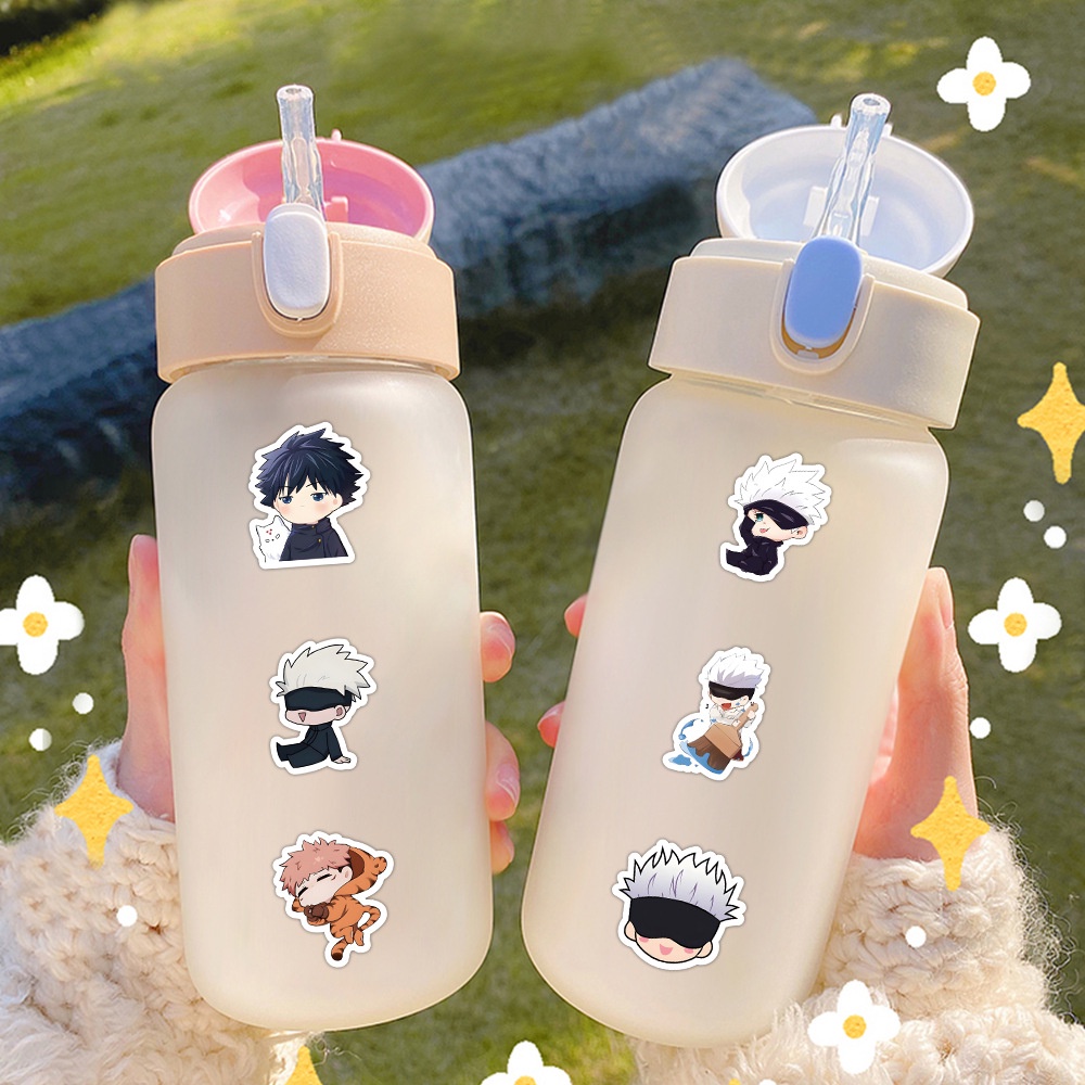 100 cái phim hoạt hình jujutsu kaisen gojo satoru dán cho xe đạp xe máy văn phòng phẩm vali dễ thương anime decal kid toy sticker