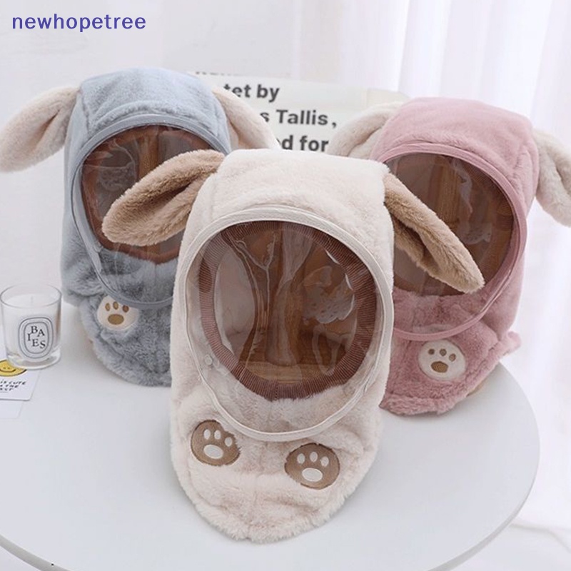 Nuvn Mũ Trùm Đầu Kèm Khẩu Trang Dày Dặn Chống Gió Giữ Ấm Mùa Đông Cho Bé