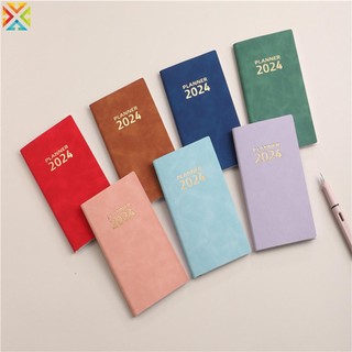 2024 a6 notebook notepad daily weekly agenda planner notebooks văn phòng phẩm đồ dùng học tập văn phòng