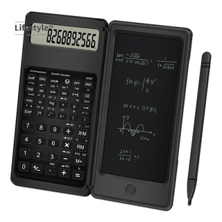 1 piece scientific calculators erasable writing board for high-school, 10 digits digital with calculator for school office