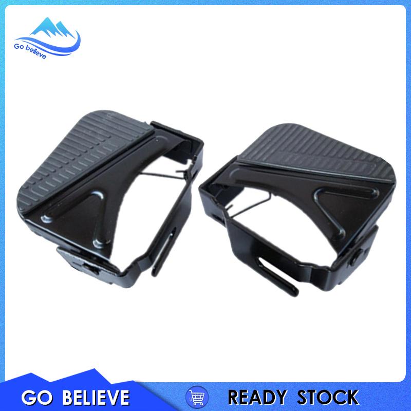 1 cặp bàn đạp sau có thể gập lại chỗ để chân ghế sau chốt chân