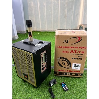 Loa kéo AT-T8 kèm 1 micro không dây hát karaoke di động