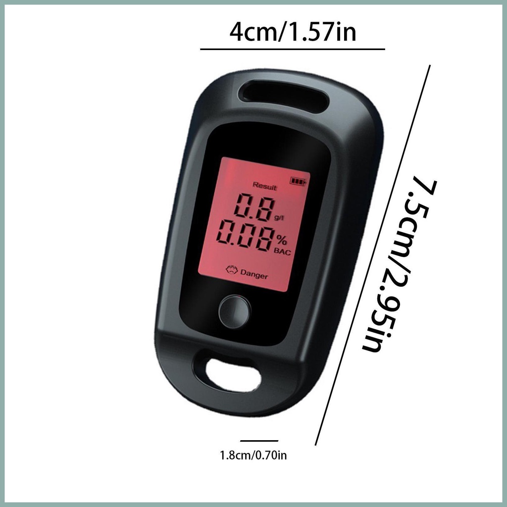 Máy kiểm tra cồn máy đo hơi thở cầm tay mini máy kiểm tra cồn máy dò hơi thở cho ô tô và nhà yunvn