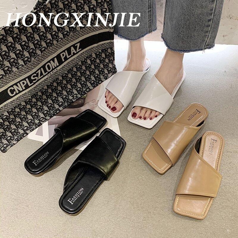 HONGXINJIE dép sandal nữ dép đi biển 2023 HOTSALE Dép cổ điển 080902