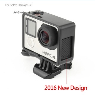 Artgloriouslong tiêu chuẩn khung viền vỏ hộp gắn cho gopro hero 3 hero 3+ hero 4 black.