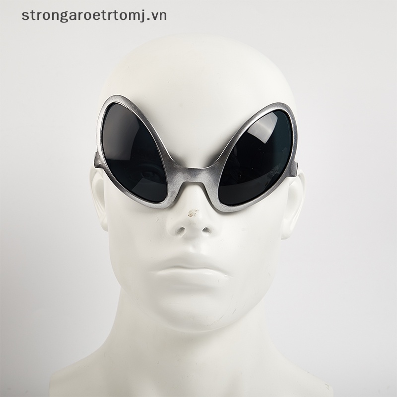 Strongaroetrtomj hài hước người ngoài hành tinh trang phục kính đi mưa ống kính et kính râm đạo cụ tiệc halloween.