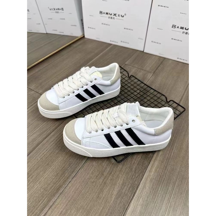 Giày Thể Thao Đế Bằng Mũi Tròn Thời Trang Mùa Hè Hàng Mới 2023