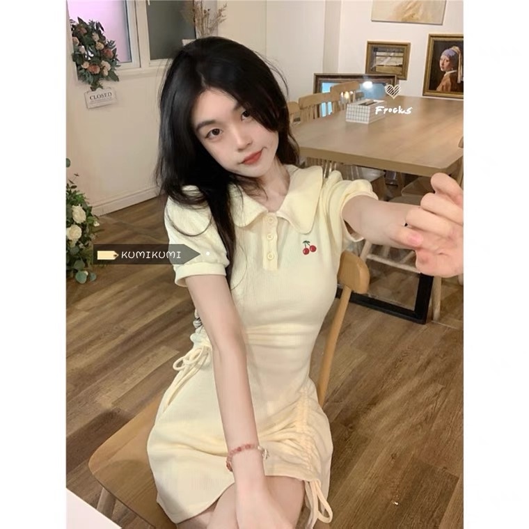 Chic Chic váy nữ Đầm Body Cho thời váy trang hàng cao cấp tính cách 2023 NEW A22M1Z2