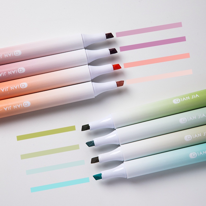 Highlighter ins graffiti girl series key mark large-capacity eye protection highlighter graffiti girl series handbook pen