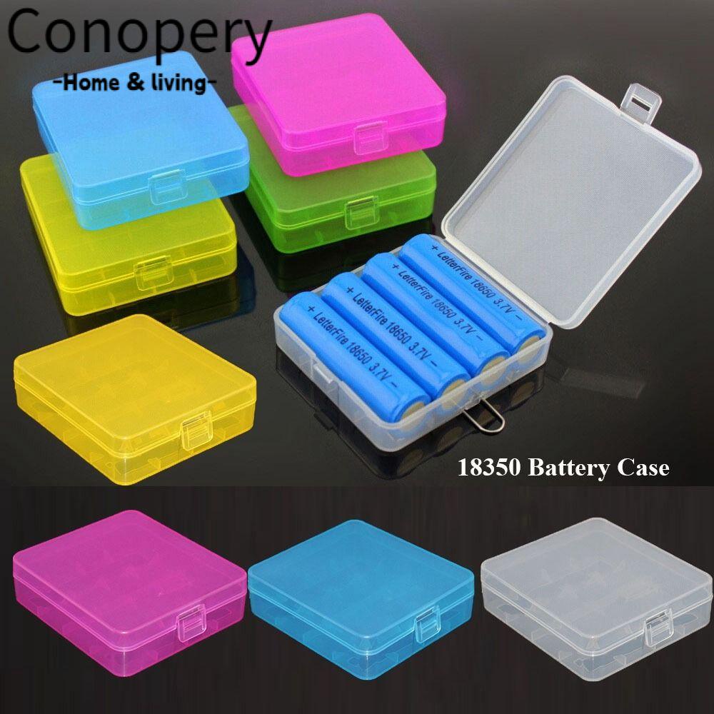Hộp nhựa Conopery đựng 4 pin AA AA 18650 18350 chống trơn