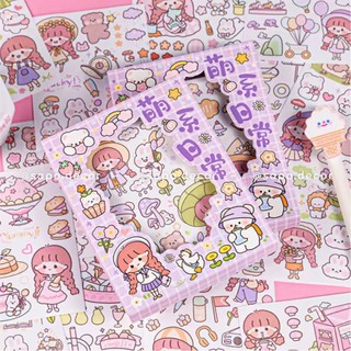 Miếng dán Sticker trang trí sổ tay, nhãn dán hoạt hình cute - Sapo Decor 3