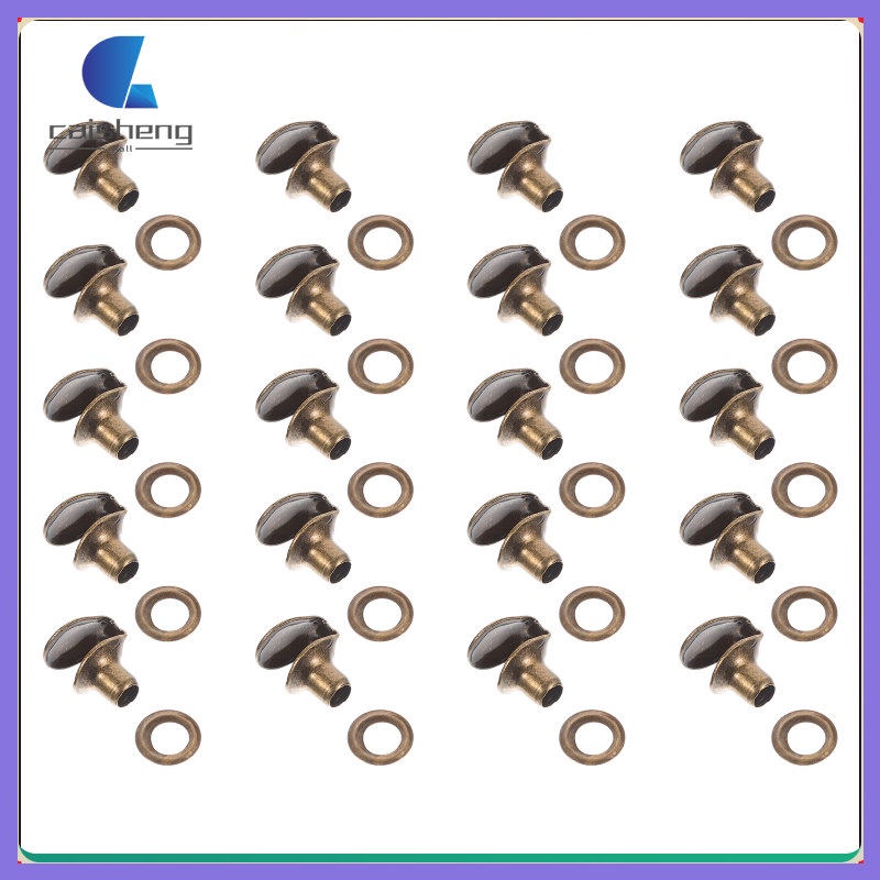 20 cái kim loại dây giày móc đinh tán móc da giày bốt dây khóa tự làm nút khóa du lịch caisheng.vn