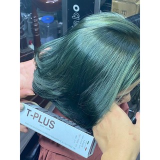  Thuốc Nhuộm Tóc Màu Xanh Rêu Đá Tplus TNT 44 222 Peacock Green Hair Dye 