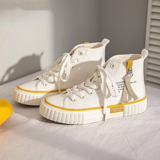 Giày nữ, giày vải, giày đơn ulzzang, giày trắng cao cấp