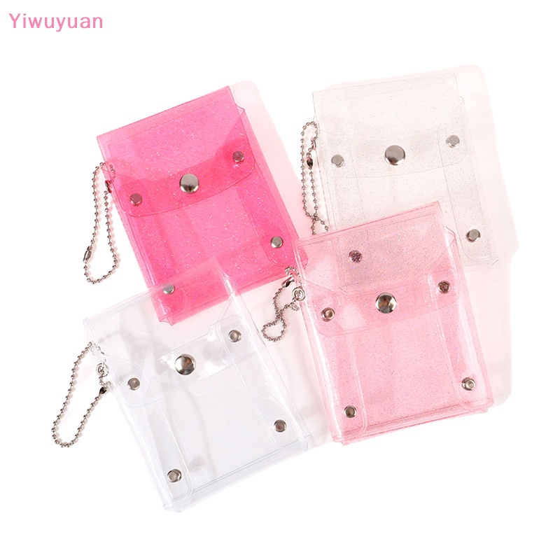 Ví pvc Trong Suốt Lấp Lánh mini Đựng Tiền Xu / Thẻ / Móc Khóa Thời Trang Cho Nữ Mới