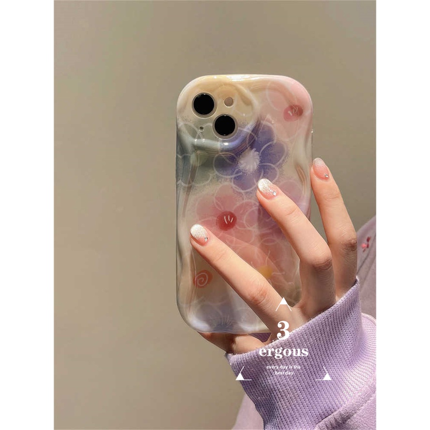 Ốp Điện Thoại TPU Mềm Họa Tiết Hoa Nhiều Màu Sắc Cho IPhone 14 13 12 11 Pro Max SE2020 X XR Xs Max 7 8 6 6s Plus