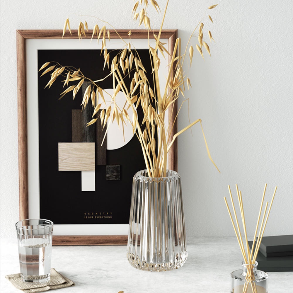 Khuôn Silicone Làm Chậu Hoa Bằng Nhựa Epoxy Hình Lọ Hoa Kẻ Sọc Độc Đáo Trang Trí Nhà Cửa DIY