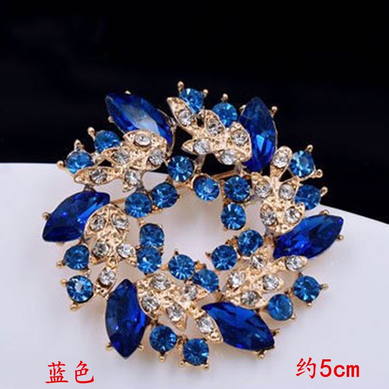 Ghim Cài Áo Hình Vòng Nhẫn Lụa Bauhinia Phong Cách Mới Cho Nữ