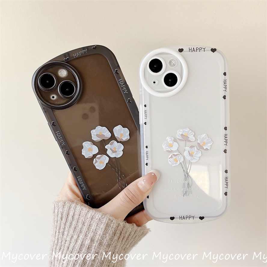 Ốp Điện Thoại Chống Sốc Họa Tiết Hoa Lily Cho iPhone 14 13 12 11 Pro Max Xs XR X 8 7 6 Plus SE 2020